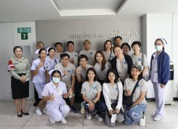 คุณกัมปนาท วัฒนชัย และคณะ เข้าเยี่ยมบำรุงขวัญทหารผ่านศึกที่พักรักษาตัวอยู่ที่โรงพยาบาลทหารผ่านศึก