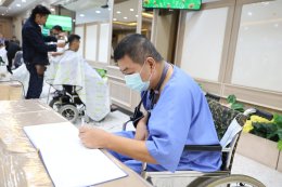 สมาคมช่างผมแห่งประเทศไทย จัดกิจกรรมจิตอาสานำทีมช่างตัดผม มาให้บริการตัดผมฟรีแก่ทหารผ่านศึก ครอบครัวทหารผ่านศึก บุคลากรทางการแพทย์ของโรงพยาบาลทหารผ่านศึก