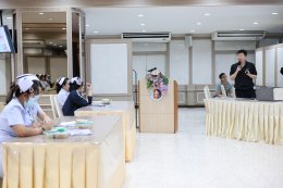 อบรมโครงการเพิ่มพูนทักษะวิชาการพี่สอนน้อง ในหัวข้อ "การอบรมเชิงปฏิบัติการเกี่ยวกับทฤษฎีและการดูแลผู้ป่วยที่ทำทวารเทียมและภาวะแทรกซ้อนทางระบบทางเดินปัสสาวะ"