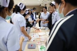 อบรมโครงการเพิ่มพูนทักษะวิชาการพี่สอนน้อง ในหัวข้อ "การอบรมเชิงปฏิบัติการเกี่ยวกับทฤษฎีและการดูแลผู้ป่วยที่ทำทวารเทียมและภาวะแทรกซ้อนทางระบบทางเดินปัสสาวะ"