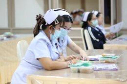 อบรมโครงการเพิ่มพูนทักษะวิชาการพี่สอนน้อง ในหัวข้อ "การอบรมเชิงปฏิบัติการเกี่ยวกับทฤษฎีและการดูแลผู้ป่วยที่ทำทวารเทียมและภาวะแทรกซ้อนทางระบบทางเดินปัสสาวะ"
