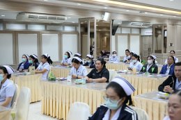 อบรมโครงการเพิ่มพูนทักษะวิชาการพี่สอนน้อง ในหัวข้อ "การอบรมเชิงปฏิบัติการเกี่ยวกับทฤษฎีและการดูแลผู้ป่วยที่ทำทวารเทียมและภาวะแทรกซ้อนทางระบบทางเดินปัสสาวะ"
