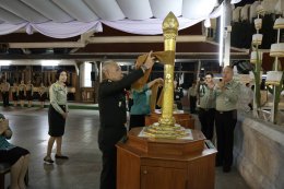 พลเอก กานต์นาท นิกรยานนท์ ผู้อำนวยการองค์การสงเคราะห์ทหารผ่านศึก เป็นประธานในการประกอบพิธีบวงสรวงศาลหลักเมือง เนื่องในวันทหารผ่านศึก ประจำปี 2569