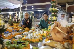 พลเอก กานต์นาท นิกรยานนท์ ผู้อำนวยการองค์การสงเคราะห์ทหารผ่านศึก เป็นประธานในการประกอบพิธีบวงสรวงศาลหลักเมือง เนื่องในวันทหารผ่านศึก ประจำปี 2569