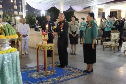 พลเอก กานต์นาท นิกรยานนท์ ผู้อำนวยการองค์การสงเคราะห์ทหารผ่านศึก เป็นประธานในการประกอบพิธีบวงสรวงศาลหลักเมือง เนื่องในวันทหารผ่านศึก ประจำปี 2569