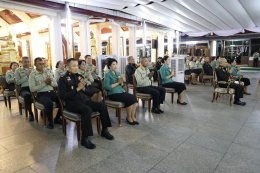 พลเอก กานต์นาท นิกรยานนท์ ผู้อำนวยการองค์การสงเคราะห์ทหารผ่านศึก เป็นประธานในการประกอบพิธีบวงสรวงศาลหลักเมือง เนื่องในวันทหารผ่านศึก ประจำปี 2569