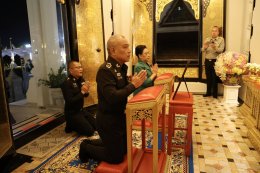 พลเอก กานต์นาท นิกรยานนท์ ผู้อำนวยการองค์การสงเคราะห์ทหารผ่านศึก เป็นประธานในการประกอบพิธีบวงสรวงศาลหลักเมือง เนื่องในวันทหารผ่านศึก ประจำปี 2569