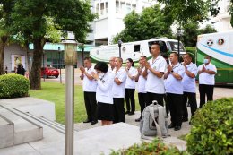 ขบวนรถกายอุปกรณ์เคลื่อนที่ รพ.ผศ. พร้อมออกเดินทาง เพื่อการดูแลที่เข้าถึง และร่วมส่งต่อรอยยิ้ม เติมเต็มพลังใจ ให้แก่ทหารผ่านศึกและครอบครัว 
