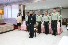 พลเอก สุรศักดิ์ วรรณสมบูรณ์ ที่ปรึกษาผู้อำนวยการองค์การสงเคราะห์ทหารผ่านศึก เป็นประธาน ในพิธีปิดอบรมหลักสูตร เพิ่มประสิทธิภาพการบริหารสัญญา และการบริหารพัสดุของเจ้าหน้าที่และคณะกรรมการตรวจรับพัสดุ