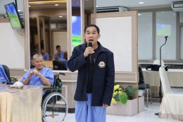 นางสุธรรมา สกุลไทย รองผู้อำนวยการโรงพยาบาลทหารผ่านศึก (ฝ่ายการพยาบาล) และคณะ ให้การต้อนรับ คุณสุชาติ ชวางกูร ประธานกลุ่มสร้างพลเมืองคุณภาพ และคณะ ในโอกาสเข้าเยี่ยมและจัดกิจกรรมบำรุงขวัญทหารผ่านศึก 