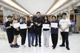 นางสุธรรมา สกุลไทย รองผู้อำนวยการโรงพยาบาลทหารผ่านศึก (ฝ่ายการพยาบาล) และคณะ ให้การต้อนรับ คุณสุชาติ ชวางกูร ประธานกลุ่มสร้างพลเมืองคุณภาพ และคณะ ในโอกาสเข้าเยี่ยมและจัดกิจกรรมบำรุงขวัญทหารผ่านศึก 