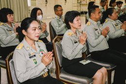 พิธีเจริญพระพุทธมนต์และพิธีทำบุญตักบาตร ณ องค์การสงเคราะห์ทหารผ่านศึก เนื่องในเทศกาลวันขึ้นปีใหม่ 2568