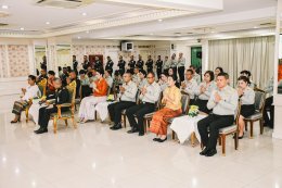 พิธีเจริญพระพุทธมนต์และพิธีทำบุญตักบาตร ณ องค์การสงเคราะห์ทหารผ่านศึก เนื่องในเทศกาลวันขึ้นปีใหม่ 2568