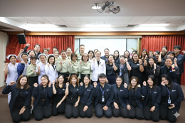 แพทย์หญิงพรรษพร เจริญสกุลวงศ์ ผู้ช่วยเลขาธิการสำนักงานหลักประกันสุขภาพแห่งชาติ และคณะผู้บริหาร เจ้าหน้าที่ของสำนักงานหลักประกันสุขภาพแห่งชาติ เข้าศึกษาดูงาน และเยี่ยมชมงาน