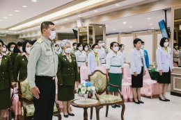 มูลนิธิสงเคราะห์ครอบครัวทหารผ่านศึก ในพระราชูปถัมภ์สมเด็จพระศรีนครินทราบรมราชชนนี จัดเลี้ยงอาหารกลางวัน มอบถุงยังชีพ และเงินปลอบขวัญ แก่ผู้ป่วยทหารผ่านศึก