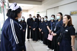 แพทย์หญิงพรรษพร เจริญสกุลวงศ์ ผู้ช่วยเลขาธิการสำนักงานหลักประกันสุขภาพแห่งชาติ และคณะผู้บริหาร เจ้าหน้าที่ของสำนักงานหลักประกันสุขภาพแห่งชาติ เข้าศึกษาดูงาน และเยี่ยมชมงาน
