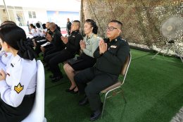 นางอัมพร ปรีชาญานพานิช รองหัวหน้าสำนักผู้อำนวยการโรงพยาบาลทหารผ่านศึก เป็นผู้แทนผู้อำนวยการโรงพยาบาลทหารผ่านศึก เข้าร่วมแสดงความยินดีเนื่องในงานวันสถาปนาสำนักงานวิจัยและพัฒนาการทางทหารกองทัพบก ครบรอบปีที่ 54 