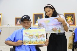 โรงพยาบาลทหารผ่านศึก จัดอบรมกิจกรรมบำบัด โครงการเขียนภาพสีน้ำ ให้แก่ทหารผ่านศึกพิการ ที่พักรักษาตัวอยู่ที่โรงพยาบาลทหารผ่านศึก ณ ศูนย์กิจกรรมบำบัดและฝึกอาชีพ รพ.ผศ. อาคาร 2 ชั้น 2 