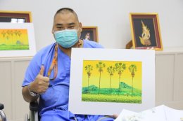 โรงพยาบาลทหารผ่านศึก จัดอบรมกิจกรรมบำบัด โครงการเขียนภาพสีน้ำ ให้แก่ทหารผ่านศึกพิการ ที่พักรักษาตัวอยู่ที่โรงพยาบาลทหารผ่านศึก ณ ศูนย์กิจกรรมบำบัดและฝึกอาชีพ รพ.ผศ. อาคาร 2 ชั้น 2 