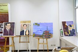 โรงพยาบาลทหารผ่านศึก จัดอบรมกิจกรรมบำบัด โครงการเขียนภาพสีน้ำ ให้แก่ทหารผ่านศึกพิการ ที่พักรักษาตัวอยู่ที่โรงพยาบาลทหารผ่านศึก ณ ศูนย์กิจกรรมบำบัดและฝึกอาชีพ รพ.ผศ. อาคาร 2 ชั้น 2 