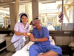 คุณบุปผา ตั้งปัญจพร พร้อมครอบครัว มอบเต้าส่วนให้กับทหารผ่านศึก