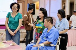 เมื่อวันที่ 17 ตุลาคม 2568 นางสุธรรมา สกุลไทย รองผู้อำนวยการโรงพยาบาลทหารผ่านศึก (ฝ่ายการพยาบาล) เป็นผู้แทนผู้อำนวยการโรงพยาบาลทหารผ่านศึก ให้การต้อนรับ คุณนบกนก กาญจนวิทย์ ในโอกาสเข้าเยี่ยมบำรุงขวัญทหารผ่านศึก