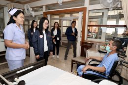 เมื่อวันที่ 6 กุมภาพันธ์ 2569 แพทย์หญิงจิตติมา ปรีชา ผู้อำนวยการโรงพยาบาลทหารผ่านศึก และคณะ ให้การต้อนรับ คุณพูศักดิ์ หิรัณยตระกูล ประธานคณะนักศึกษาหลักสูตรผู้บริหารระดับสูง วิทยาศาสตร์ วิจัยและนวัตกรรม (ววน.1) กลุ่ม ALPHA STARTUP และคณะ จำนวน 10 ท่าน ในโ