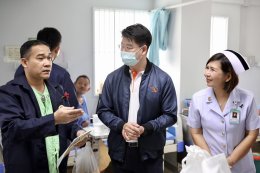 เมื่อวันที่ 6 กุมภาพันธ์ 2569 แพทย์หญิงจิตติมา ปรีชา ผู้อำนวยการโรงพยาบาลทหารผ่านศึก และคณะ ให้การต้อนรับ คุณพูศักดิ์ หิรัณยตระกูล ประธานคณะนักศึกษาหลักสูตรผู้บริหารระดับสูง วิทยาศาสตร์ วิจัยและนวัตกรรม (ววน.1) กลุ่ม ALPHA STARTUP และคณะ จำนวน 10 ท่าน ในโ