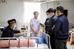 เมื่อวันที่ 6 กุมภาพันธ์ 2569 แพทย์หญิงจิตติมา ปรีชา ผู้อำนวยการโรงพยาบาลทหารผ่านศึก และคณะ ให้การต้อนรับ คุณพูศักดิ์ หิรัณยตระกูล ประธานคณะนักศึกษาหลักสูตรผู้บริหารระดับสูง วิทยาศาสตร์ วิจัยและนวัตกรรม (ววน.1) กลุ่ม ALPHA STARTUP และคณะ จำนวน 10 ท่าน ในโ