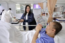 เมื่อวันที่ 6 กุมภาพันธ์ 2569 แพทย์หญิงจิตติมา ปรีชา ผู้อำนวยการโรงพยาบาลทหารผ่านศึก และคณะ ให้การต้อนรับ คุณพูศักดิ์ หิรัณยตระกูล ประธานคณะนักศึกษาหลักสูตรผู้บริหารระดับสูง วิทยาศาสตร์ วิจัยและนวัตกรรม (ววน.1) กลุ่ม ALPHA STARTUP และคณะ จำนวน 10 ท่าน ในโ