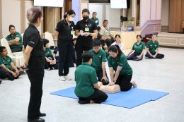 มื่อวันที่ 10 มีนาคม 2569 โรงพยาบาลทหารผ่านศึก จัดอบรมโครงการอบรมเชิงปฏิบัติการการช่วยฟื้นคืนชีพขั้นพื้นฐาน และการใช้เครื่องกระตุกหัวใจไฟฟ้าชนิดอัตโนมัติ (BLS : Basic Life Support with AED) ประจำปี 2569 สำหรับแพทย์ พยาบาล บุคลากรทางการแพทย์ และพนักงานสายส