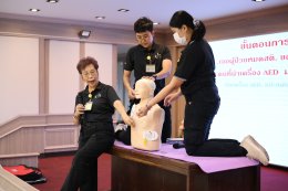 มื่อวันที่ 10 มีนาคม 2569 โรงพยาบาลทหารผ่านศึก จัดอบรมโครงการอบรมเชิงปฏิบัติการการช่วยฟื้นคืนชีพขั้นพื้นฐาน และการใช้เครื่องกระตุกหัวใจไฟฟ้าชนิดอัตโนมัติ (BLS : Basic Life Support with AED) ประจำปี 2569 สำหรับแพทย์ พยาบาล บุคลากรทางการแพทย์ และพนักงานสายส