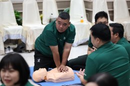 มื่อวันที่ 10 มีนาคม 2569 โรงพยาบาลทหารผ่านศึก จัดอบรมโครงการอบรมเชิงปฏิบัติการการช่วยฟื้นคืนชีพขั้นพื้นฐาน และการใช้เครื่องกระตุกหัวใจไฟฟ้าชนิดอัตโนมัติ (BLS : Basic Life Support with AED) ประจำปี 2569 สำหรับแพทย์ พยาบาล บุคลากรทางการแพทย์ และพนักงานสายส