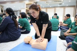 มื่อวันที่ 10 มีนาคม 2569 โรงพยาบาลทหารผ่านศึก จัดอบรมโครงการอบรมเชิงปฏิบัติการการช่วยฟื้นคืนชีพขั้นพื้นฐาน และการใช้เครื่องกระตุกหัวใจไฟฟ้าชนิดอัตโนมัติ (BLS : Basic Life Support with AED) ประจำปี 2569 สำหรับแพทย์ พยาบาล บุคลากรทางการแพทย์ และพนักงานสายส