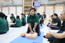 มื่อวันที่ 10 มีนาคม 2569 โรงพยาบาลทหารผ่านศึก จัดอบรมโครงการอบรมเชิงปฏิบัติการการช่วยฟื้นคืนชีพขั้นพื้นฐาน และการใช้เครื่องกระตุกหัวใจไฟฟ้าชนิดอัตโนมัติ (BLS : Basic Life Support with AED) ประจำปี 2569 สำหรับแพทย์ พยาบาล บุคลากรทางการแพทย์ และพนักงานสายส