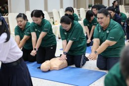 มื่อวันที่ 10 มีนาคม 2569 โรงพยาบาลทหารผ่านศึก จัดอบรมโครงการอบรมเชิงปฏิบัติการการช่วยฟื้นคืนชีพขั้นพื้นฐาน และการใช้เครื่องกระตุกหัวใจไฟฟ้าชนิดอัตโนมัติ (BLS : Basic Life Support with AED) ประจำปี 2569 สำหรับแพทย์ พยาบาล บุคลากรทางการแพทย์ และพนักงานสายส