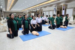 มื่อวันที่ 10 มีนาคม 2569 โรงพยาบาลทหารผ่านศึก จัดอบรมโครงการอบรมเชิงปฏิบัติการการช่วยฟื้นคืนชีพขั้นพื้นฐาน และการใช้เครื่องกระตุกหัวใจไฟฟ้าชนิดอัตโนมัติ (BLS : Basic Life Support with AED) ประจำปี 2569 สำหรับแพทย์ พยาบาล บุคลากรทางการแพทย์ และพนักงานสายส