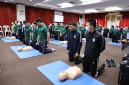 เมื่อวันที่ 26 มีนาคม 2569 โรงพยาบาลทหารผ่านศึก จัดอบรมโครงการอบรมเชิงปฏิบัติการการช่วยฟื้นคืนชีพขั้นพื้นฐาน และการใช้เครื่องกระตุกหัวใจไฟฟ้าชนิดอัตโนมัติ (BLS : Basic Life Support with AED) ประจำปี 2569 สำหรับแพทย์ พยาบาล บุคลากรทางการแพทย์ และพนักงานสาย