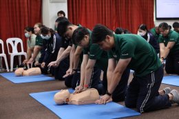 เมื่อวันที่ 26 มีนาคม 2569 โรงพยาบาลทหารผ่านศึก จัดอบรมโครงการอบรมเชิงปฏิบัติการการช่วยฟื้นคืนชีพขั้นพื้นฐาน และการใช้เครื่องกระตุกหัวใจไฟฟ้าชนิดอัตโนมัติ (BLS : Basic Life Support with AED) ประจำปี 2569 สำหรับแพทย์ พยาบาล บุคลากรทางการแพทย์ และพนักงานสาย