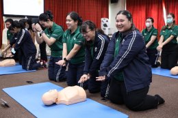 เมื่อวันที่ 26 มีนาคม 2569 โรงพยาบาลทหารผ่านศึก จัดอบรมโครงการอบรมเชิงปฏิบัติการการช่วยฟื้นคืนชีพขั้นพื้นฐาน และการใช้เครื่องกระตุกหัวใจไฟฟ้าชนิดอัตโนมัติ (BLS : Basic Life Support with AED) ประจำปี 2569 สำหรับแพทย์ พยาบาล บุคลากรทางการแพทย์ และพนักงานสาย