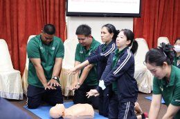 เมื่อวันที่ 26 มีนาคม 2569 โรงพยาบาลทหารผ่านศึก จัดอบรมโครงการอบรมเชิงปฏิบัติการการช่วยฟื้นคืนชีพขั้นพื้นฐาน และการใช้เครื่องกระตุกหัวใจไฟฟ้าชนิดอัตโนมัติ (BLS : Basic Life Support with AED) ประจำปี 2569 สำหรับแพทย์ พยาบาล บุคลากรทางการแพทย์ และพนักงานสาย