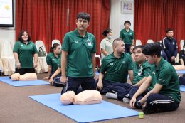 เมื่อวันที่ 26 มีนาคม 2569 โรงพยาบาลทหารผ่านศึก จัดอบรมโครงการอบรมเชิงปฏิบัติการการช่วยฟื้นคืนชีพขั้นพื้นฐาน และการใช้เครื่องกระตุกหัวใจไฟฟ้าชนิดอัตโนมัติ (BLS : Basic Life Support with AED) ประจำปี 2569 สำหรับแพทย์ พยาบาล บุคลากรทางการแพทย์ และพนักงานสาย