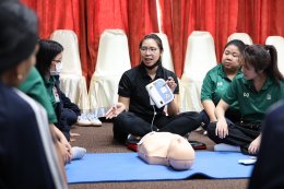 เมื่อวันที่ 26 มีนาคม 2569 โรงพยาบาลทหารผ่านศึก จัดอบรมโครงการอบรมเชิงปฏิบัติการการช่วยฟื้นคืนชีพขั้นพื้นฐาน และการใช้เครื่องกระตุกหัวใจไฟฟ้าชนิดอัตโนมัติ (BLS : Basic Life Support with AED) ประจำปี 2569 สำหรับแพทย์ พยาบาล บุคลากรทางการแพทย์ และพนักงานสาย