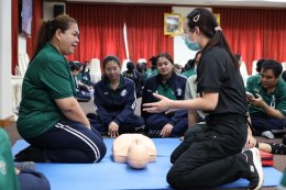 เมื่อวันที่ 26 มีนาคม 2569 โรงพยาบาลทหารผ่านศึก จัดอบรมโครงการอบรมเชิงปฏิบัติการการช่วยฟื้นคืนชีพขั้นพื้นฐาน และการใช้เครื่องกระตุกหัวใจไฟฟ้าชนิดอัตโนมัติ (BLS : Basic Life Support with AED) ประจำปี 2569 สำหรับแพทย์ พยาบาล บุคลากรทางการแพทย์ และพนักงานสาย