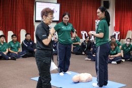 เมื่อวันที่ 26 มีนาคม 2569 โรงพยาบาลทหารผ่านศึก จัดอบรมโครงการอบรมเชิงปฏิบัติการการช่วยฟื้นคืนชีพขั้นพื้นฐาน และการใช้เครื่องกระตุกหัวใจไฟฟ้าชนิดอัตโนมัติ (BLS : Basic Life Support with AED) ประจำปี 2569 สำหรับแพทย์ พยาบาล บุคลากรทางการแพทย์ และพนักงานสาย