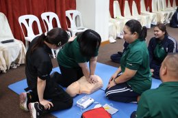 เมื่อวันที่ 26 มีนาคม 2569 โรงพยาบาลทหารผ่านศึก จัดอบรมโครงการอบรมเชิงปฏิบัติการการช่วยฟื้นคืนชีพขั้นพื้นฐาน และการใช้เครื่องกระตุกหัวใจไฟฟ้าชนิดอัตโนมัติ (BLS : Basic Life Support with AED) ประจำปี 2569 สำหรับแพทย์ พยาบาล บุคลากรทางการแพทย์ และพนักงานสาย