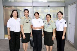 ชมรมแม่บ้านกรมสารบรรณทหาร ร่วมทำความดีด้วยหัวใจ แบ่งปันน้ำใจสู่ทหารผ่านศึก เมื่อวันที่ 23 กรกฎาคม 2569 นางสุธรรมา สกุลไทย รองผู้อำนวยการโรงพยาบาลทหารผ่านศึก (ฝ่ายการพยาบาล) และคณะ เป็นผู้แทนผู้อำนวยการโรงพยาบาลทหารผ่านศึก ให้การต้อนรับ ดร.พธูสิรี รัตนกาฬ 