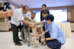 มื่อวันที่ 24 สิงหาคม 2569 แพทย์หญิงจิตติมา ปรีชา ผู้อำนวยการโรงพยาบาลทหารผ่านศึก พร้อมด้วย แพทย์หญิงเอินฟ้า ณ นคร รองผู้อำนวยการโรงพยาบาลทหารผ่านศึก (ฝ่ายบริหาร) และคณะ ให้การต้อนรับ คุณใหม่ เจริญปุระ นักแสดงและนักร้อง คุณปริศนา กล่ำพินิจ นักแสดง และเป็น