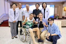 มื่อวันที่ 24 สิงหาคม 2569 แพทย์หญิงจิตติมา ปรีชา ผู้อำนวยการโรงพยาบาลทหารผ่านศึก พร้อมด้วย แพทย์หญิงเอินฟ้า ณ นคร รองผู้อำนวยการโรงพยาบาลทหารผ่านศึก (ฝ่ายบริหาร) และคณะ ให้การต้อนรับ คุณใหม่ เจริญปุระ นักแสดงและนักร้อง คุณปริศนา กล่ำพินิจ นักแสดง และเป็น