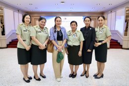 มื่อวันที่ 24 สิงหาคม 2569 แพทย์หญิงจิตติมา ปรีชา ผู้อำนวยการโรงพยาบาลทหารผ่านศึก พร้อมด้วย แพทย์หญิงเอินฟ้า ณ นคร รองผู้อำนวยการโรงพยาบาลทหารผ่านศึก (ฝ่ายบริหาร) และคณะ ให้การต้อนรับ คุณใหม่ เจริญปุระ นักแสดงและนักร้อง คุณปริศนา กล่ำพินิจ นักแสดง และเป็น